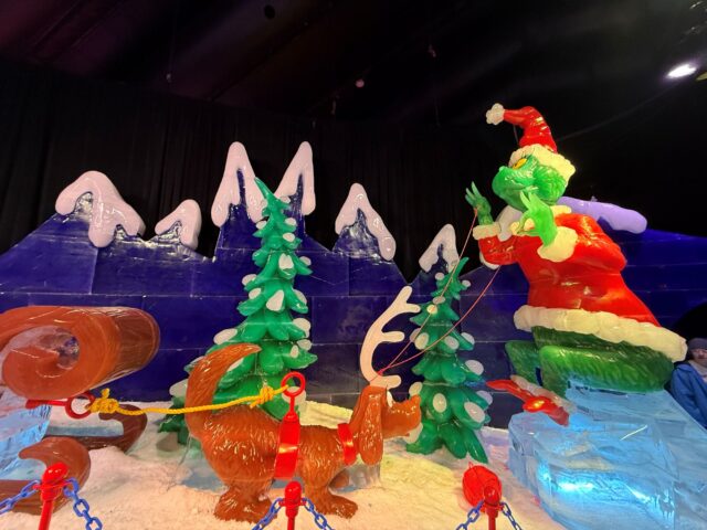 ICE How the Grinch Stole Christmas Ice Sculptures